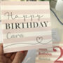 Happy Birthday Pink Stripe Card, thumbnail 8 of 8