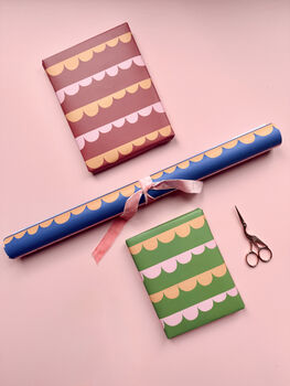Luxury Scallop Pattern Wrapping Paper, 7 of 9