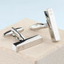 Personalised Bar Cufflinks For Weddings, thumbnail 1 of 9