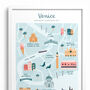 Personalised Venice City Map Print, thumbnail 5 of 7