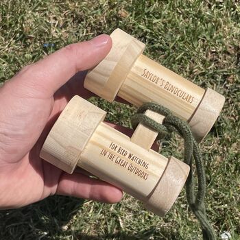 Personalised Wooden Binoculars, 4 of 4