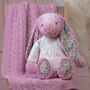 Personalised Blossom Tulip Pink Bunny Large Soft Toy, thumbnail 1 of 5