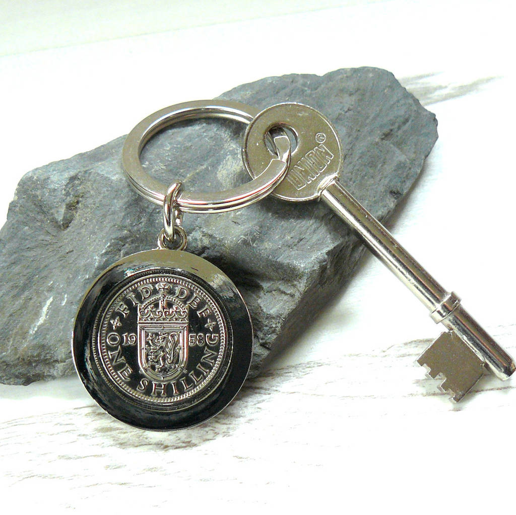 Image of Birthday Shilling Key Ring