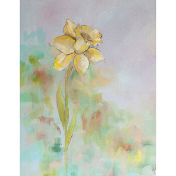 Fields Of Gold Floral Painting Canvas Print, 3 of 3