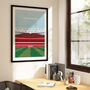 Arsenal Print Gift The Emirates Contemporary Art, thumbnail 3 of 8