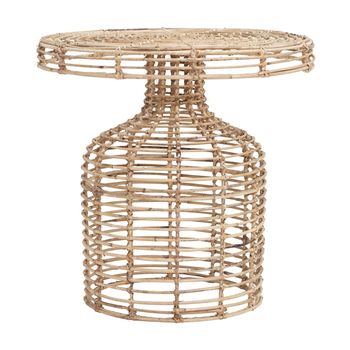 Natural Rattan Side Table, 4 of 4