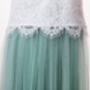 Bridal Long Sleeve Lace Overlay Jacket, thumbnail 2 of 4