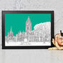 Manchester Town Hall Architectural Art Print, thumbnail 2 of 10