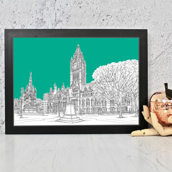 Manchester Town Hall Architectural Art Print, 2 of 10