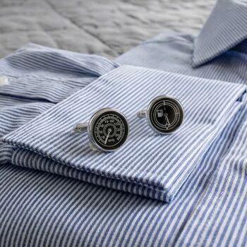 Personalised Car Speedo And Fuel Gauge Cufflinks For Father's Day, 5 of 11