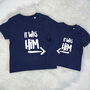 It Was Him! / It Was Her! Sibling Rivalry T Shirt Set, thumbnail 7 of 8
