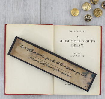 Personalised Shakespeare Pencil Set, 3 of 6