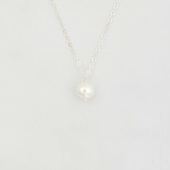 Freshwater Pearl Drop Necklace, 5 of 11