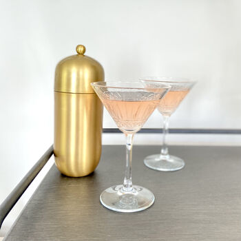 Vintage Martini Glasses Set, 2 of 3