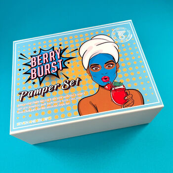 Pop Art Relaxation Pamper Set Bath Bomb Box For Mum Or Auntie, 8 of 9