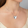 Shiny Heart Pendant Necklace, thumbnail 2 of 3