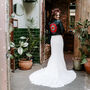 Black Cropped 'Love Forever' Wedding Jacket, thumbnail 5 of 10