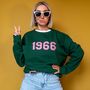 Personalised 'Year' Unisex Sweatshirt, thumbnail 1 of 12