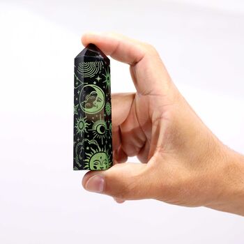 Black Obsidian Point Mystical Forest, 2 of 2