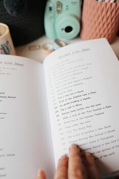 The Bucket List Book Journal Cream Standard, 4 of 5