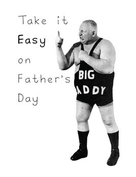 Take It Easy Retro Father's Day Card, 2 of 3