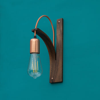 Customisable Wooden Wall Mounted Light, 5 of 12