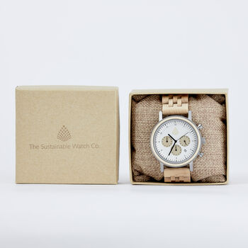 The White Cedar: Handmade Natural Wood Wristwatch, 2 of 8