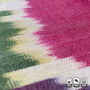 Ikat Cushion Cover With Leafs Pattern, thumbnail 2 of 7