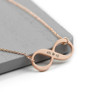 Personalised Rose Gold Plated Message Necklace, 3 of 12