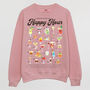 Happy Hour Women’s Cocktail Guide Sweatshirt, thumbnail 3 of 3