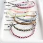 Handmade Woven Macrame Waterproof String Bracelet, thumbnail 3 of 10