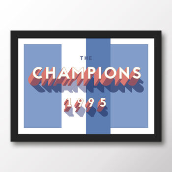 Blackburn Rovers 'Champions 1995' Poster, 7 of 7