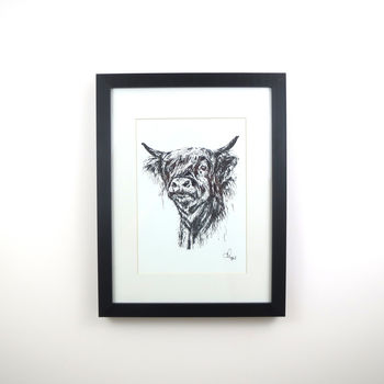 Five Framed Pen And Ink Illustrations Of Farm Animals, 4 of 11