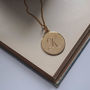 Initial Necklace In Gold, thumbnail 2 of 7