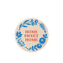 Floral Screen Printed Plauqe 'Home Sweet Home', thumbnail 4 of 9