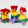 Rainbow Bundle All Three Cute Soft Toy Characters, thumbnail 1 of 4
