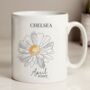 Personalised Flower Of The Month Mug, thumbnail 2 of 9