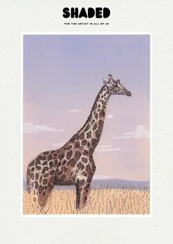 Shaded Safari Pointillism Diy Art Kit Set Of Two, 2 of 3