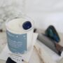 Lapis Lazuli Friendship Crystal Intention Candle, thumbnail 3 of 5
