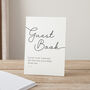 Minimal Script Personalised Names Wedding Guest Book, thumbnail 3 of 3