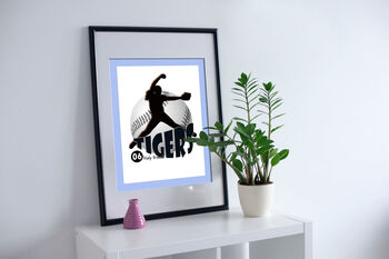 Personalised Softball 3D Sport Poster, 3 of 5