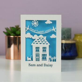 Personalised New Home Laser Cut Card, 2 of 5