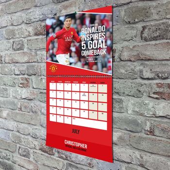 'Manchester United' 2024 Calendar, 4 of 5