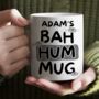 Personalised Christmas Bah Humbug Mug, thumbnail 1 of 7