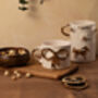 Gold Bow Tie Ribbon Mug With 24ct Gold Handle, thumbnail 2 of 5