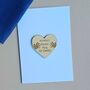 Personalised 'Pocket Hug For Daddy' Token And Card, thumbnail 1 of 2