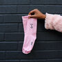 Pink To Make The Boys Wink Bamboo Socks, thumbnail 2 of 4