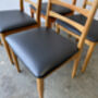 Four Mid Century 1970’s Dining Chairs By Schreiber, thumbnail 7 of 7