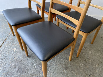 Four Mid Century 1970’s Dining Chairs By Schreiber, 7 of 7