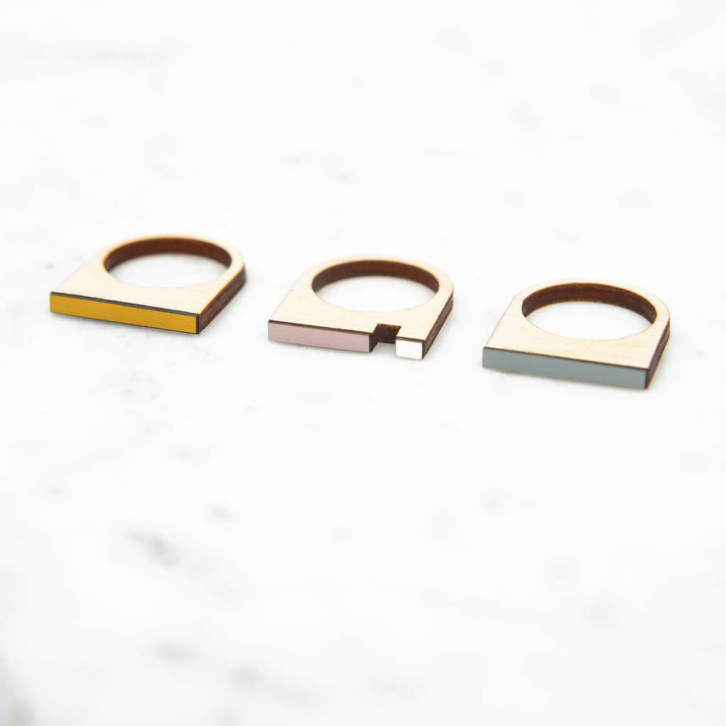 Layered Ring Set By SNÖRK